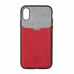 Чехол Polo Tasche For iPhone X, iPhone XS Red (SB-IPXSPPOC-RED)