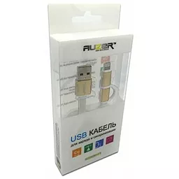 Кабель USB Auzer 2в1 lightning + micro USB Cable White (AC-D1) - миниатюра 4