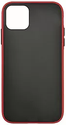 Чехол 1TOUCH Gingle Slim Matte Apple iPhone 11 Pro Red/Black