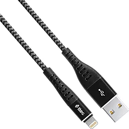 Кабель USB Ttec 2DKX01LS 10W 2A 1.5M Lightning Cable Black - миниатюра 2