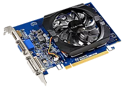 Видеокарта Gigabyte GeForce GT 730 2Gb (rev. 2.0) (GV-N730D3-2GI 2.0) - миниатюра 2
