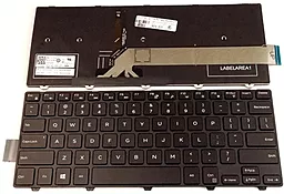 Клавиатура для ноутбука Dell Inspiron 5442 5447 5448 подсветка клавиш черная