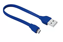 Кабель USB Trust Urban Flat micro USB Cable Blue - миниатюра 2