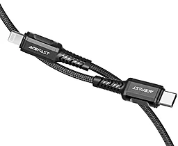 Кабель USB PD AceFast C1-01 20w 3a 1.2m USB Type-C to lightning cable black - миниатюра 3