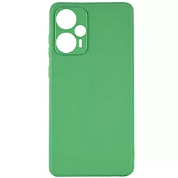 Чехол Silicone Case Candy Full Camera для Xiaomi Poco F5 / Note 12 Turbo Green