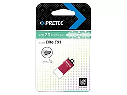 Флешка Pretec Elite 8Gb E2T08G-1P Pink - миниатюра 2
