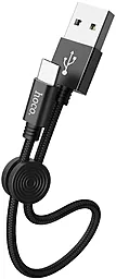 Кабель USB Hoco X35 Premium Charging USB Type-C Cable 0.25M 3A Black - миниатюра 2