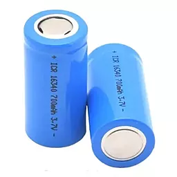 Аккумулятор ViPow 16340 700mAh 3.7V Li-ion FlatTop Blue (ICR16340-700mAhFT) - миниатюра 4
