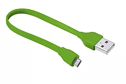 Кабель USB Trust Urban Flat micro USB Cable Lime - миниатюра 2