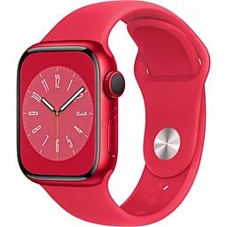 Смарт-часы Apple Watch Series 8 GPS 41mm Алюминиевый корпус со спортивным ремешком — обычный Red (MNP73UL/A)