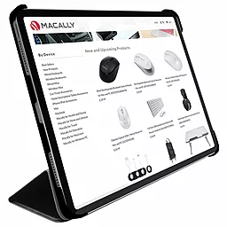 Чехол для планшета Macally Protective Case and Stand для Apple iPad Air 10.9" 2020, 2022, iPad Pro 11" 2018  Black (BSTANDA4-B) - миниатюра 10