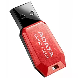 Флешка ADATA 16Gb UV100 Red USB 2.0 (AUV100-16G-RRD) - миниатюра 2