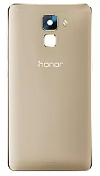 Задняя крышка корпуса Huawei Honor 7 со стеклом камеры Gold