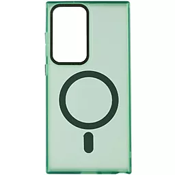 Чехол Epik TPU Lyon frosted with MagSafe для Samsung Galaxy S23 Ultra Green