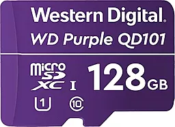 Карта памяти Western Digital microSDXC 128GB Purple QD101 Class 10 UHS-I U1 (WDD128G1P0C)