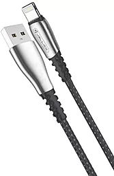 Кабель USB Jellico B2 15W 3.1A Lightning Cable Black/Grey - миниатюра 3
