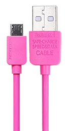 USB Кабель Remax Light micro USB Cable Pink (RC-006m/5-027)