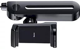 Автодержатель с беспроводной зарядкой Baseus Energy Storage Backseat Holder Wireless Charger Black (WXHZ-01) - миниатюра 4