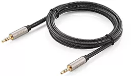 Аудио кабель Ugreen AV125 AUX mini Jack 3.5 mm M/F 3 м Сable gray (10605) - миниатюра 3