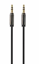 Аудіо кабель Cablexpert AUX mini Jack 3.5mm M/M Cable 1 м black (CCAP-444-1M)