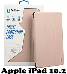 Чохол для планшету BeCover Soft TPU з кріпленням Apple Pencil для Apple iPad 10.2" 7 (2019), 8 (2020), 9 (2021)  Pink (707536)
