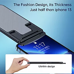 Настольный держатель для смартфона/планшета H064-GY Grey - миниатюра 8