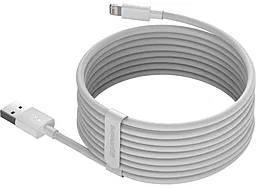 Кабель USB Baseus Simple Wisdom 1.5M Lightning Cable (Комплект из 2 кабелей) White (TZCALZJ-02) - миниатюра 2