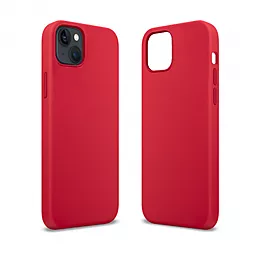 Чехол MAKE Premium Silicone для Apple iPhone 13   Silicone Red