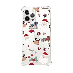 Чехол Wave Christmas Holiday Clear Case (Nprint) для Apple iPhone 14 Pro Santa Claus