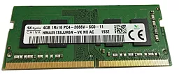 Оперативная память для ноутбука Hynix DDR4 4GB 2666MHz (HMA851S6JJR6N-VK)