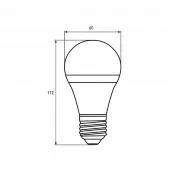 Светодиодная лампа EUROLAMP ЕКО серия D А60 10W E27 4000K (LED-A60-10274(D)) - миниатюра 3
