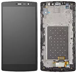 Дисплей LG G4 Beat, G4s (H734, H735, H736) з тачскріном і рамкою, Black