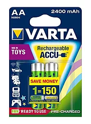 Аккумулятор Varta AA (R6) Rechargeable Accu (2400mAh) Ni-MH 2шт (56756101402)