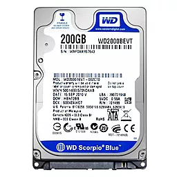 Жесткий диск для ноутбука Western Digital Blue 250 GB 2.5 (WD2500LPVX) - миниатюра 2