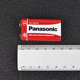 Батарейки Panasonic 6F22 Red Zinc 9V 1шт - миниатюра 4