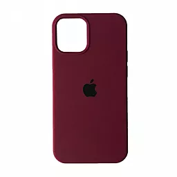 Чехол Silicone Case Full для Apple iPhone 13 Marsala