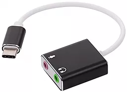 Кабель (шлейф) EasyLife HIFI Magic Voice7.1CH USB Type-C Sound card White - миниатюра 3