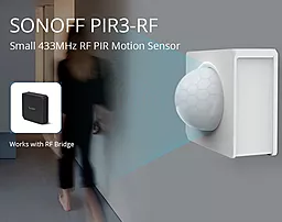 Беспроводной датчик движения Sonoff PIR3-RF Smart Motion Sensor - миниатюра 5