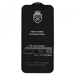Защитное стекло 1TOUCH  6D EDGE TO EDGE для Apple iPhone 14 Pro Max (без упаковки) Black