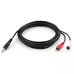 Аудио кабель Vinga Aux mini Jack 3.5 mm - 2хRCA M/M Cable 3 м black (VCPDCJ35MRCA23BK) - миниатюра 2