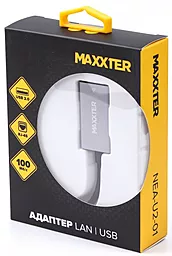 Сетевая карта Maxxter USB to RJ45 Ethernet 100 Mbps Grey (NEA-U2-01) - миниатюра 4