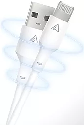 Кабель USB ACCLAB PwrX 20w 2.4a 1.2m Lightning cable white (1283126559549) - миниатюра 4