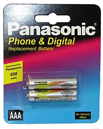 Акумулятор Panasonic AAA (R03) 850mAh 2шт NiMH 1.2 V