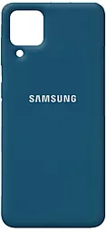 Чехол Epik Silicone Cover Full Protective (AA) Samsung A125 Galaxy A12 Cosmos Blue