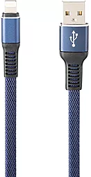 Кабель USB Gelius Pro Flexible Lightning Blue (GP-UC02i)