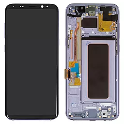 Дисплей Samsung Galaxy S8 Plus G955 з тачскріном і рамкою, сервісний оригінал, Grey