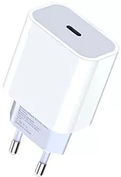 Сетевое зарядное устройство Grand U20P-1 20W PD/QC3.0 USB-C ports charger white