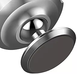 Автодержатель магнитный Baseus Small Ears Series Magnetic Bracket Silver (SUER-B0S) - миниатюра 7