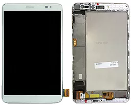Дисплей для планшета Huawei MediaPad X1 + Touchscreen with frame White
