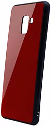 Чехол Intaleo Real Glass Samsung A730 Galaxy A8 Plus 2018 Red (1283126484148)